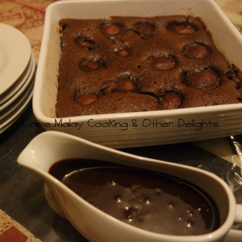 Pear & Chocolate Pudding