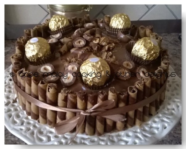 Chocolate Cake with ferrero
