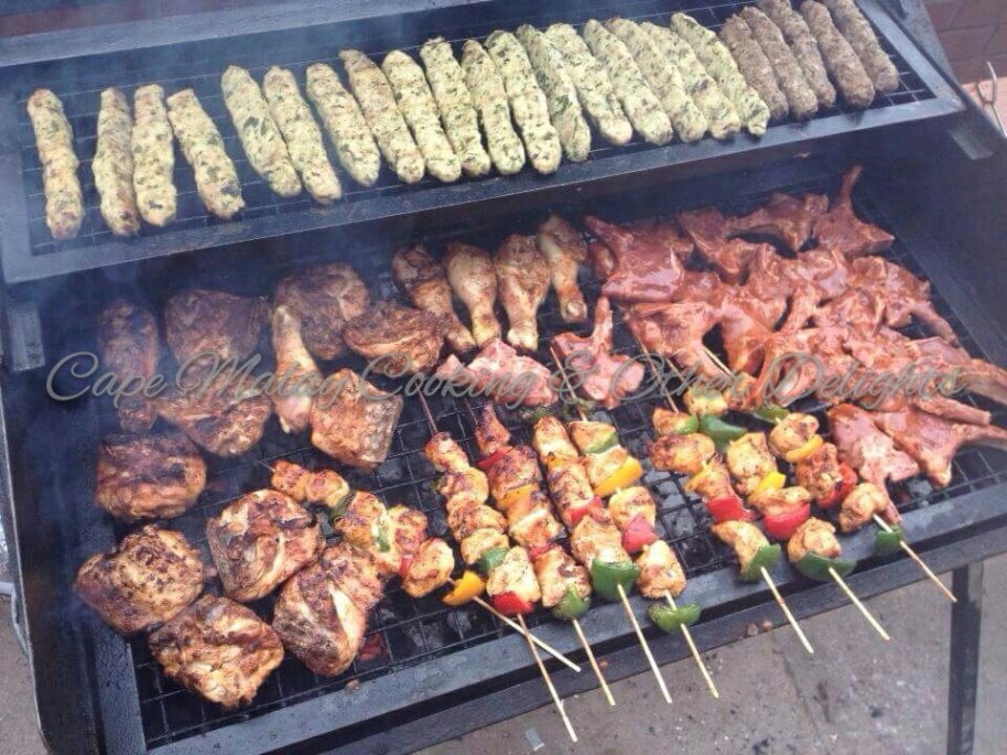 Chicken Kebabs Top Row