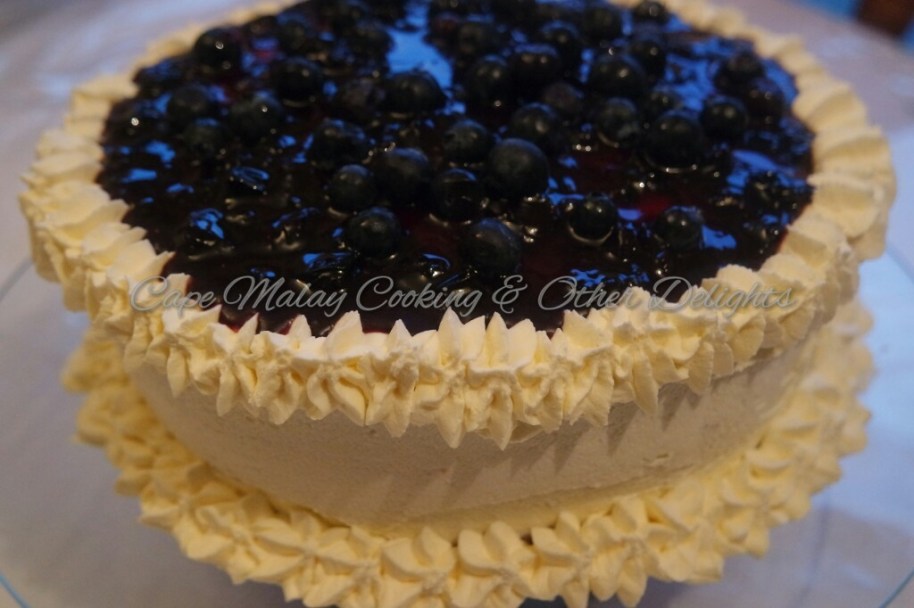 Blueberry Sponge Cake