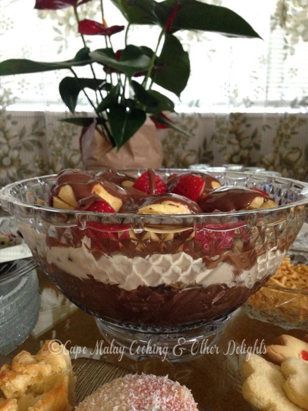 Chocolate Eclair Pudding Cape Malay Cooking & Other Delights Salwaa